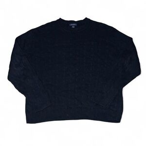 Black Club Room Cable Knit Sweater